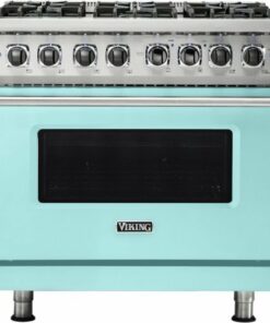 Viking - Professional 5 Series 5.6 Cu. Ft. Freestanding Dual Fuel LP Gas True Convection Range with Self-Cleaning - Bywater blue 1
