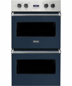 Viking - Professional 5 Series 30" Built-In Double Electric Convection Wall Oven - Slate blue 0