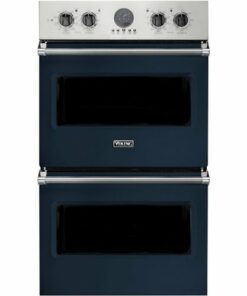 Viking - Professional 5 Series 30" Built-In Double Electric Convection Wall Oven - Slate blue 1