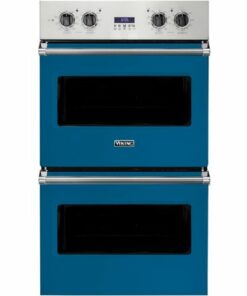 Viking - Professional 5 Series 30" Built-In Double Electric Convection Wall Oven - Alluvial blue 0