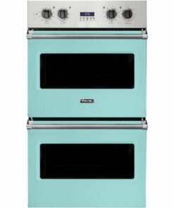 Viking - Professional 5 Series 30" Built-In Double Electric Convection Wall Oven - Bywater blue 0