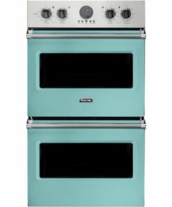 Viking - Professional 5 Series 30" Built-In Double Electric Convection Wall Oven - Bywater blue 1
