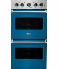 Viking - Professional 5 Series 27" Built-In Double Electric Convection Wall Oven - Alluvial blue