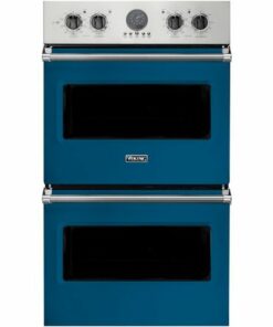 Viking - Professional 5 Series 30" Built-In Double Electric Convection Wall Oven - Alluvial blue 1