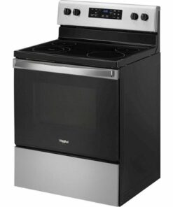 Whirlpool - 5.3 Cu. Ft. Freestanding Electric Range with Self-Cleaning and Frozen Bake - Stainless steel 2