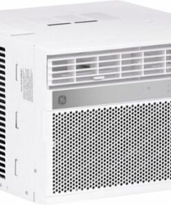 GE - 350 Sq. Ft. 8,000 BTU Smart Window Air Conditioner with WiFi and Remote - White