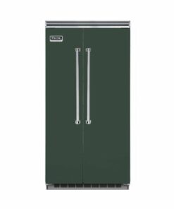 Viking - Professional 5 Series Quiet Cool 25.3 Cu. Ft. Side-by-Side Built-In Refrigerator - Blackforest Green
