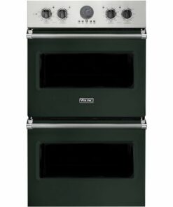 Viking - Professional 5 Series 30" Built-In Double Electric Convection Wall Oven - Blackforest green 0