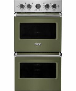 Viking - Professional 5 Series 27" Built-In Double Electric Convection Wall Oven - Cypress green
