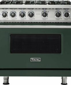 Viking - Professional 5 Series 5.1 Cu. Ft. Freestanding Gas Convection Range - Blackforest green 0