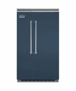 Viking - Professional 5 Series Quiet Cool 29.1 Cu. Ft. Side-by-Side Built-In Refrigerator - Slate Blue