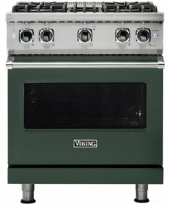 Viking - Professional 5 Series 4.0 Cu. Ft. Freestanding LP Gas Convection Range - Blackforest Green 1