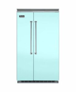 Viking - Professional 5 Series Quiet Cool 29.1 Cu. Ft. Side-by-Side Built-In Refrigerator - Bywater Blue