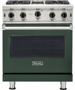 Viking - Professional 5 Series 4.0 Cu. Ft. Freestanding Gas Convection Range - Blackforest green 1