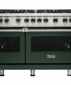 Viking - Professional 5 Series 6.1 Cu. Ft. Freestanding Double Oven LP Gas Convection Range - Blackforest Green 1