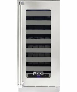 Viking - 5 Series 28-Bottle Wine Cooler - Stainless steel