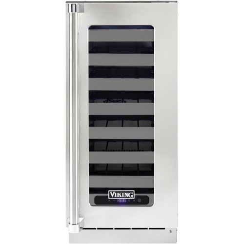 Viking - 5 Series 28-Bottle Wine Cooler - Stainless steel