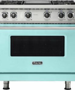 Viking - Professional 5 Series 5.1 Cu. Ft. Freestanding LP Gas Convection Range - Bywater Blue 0