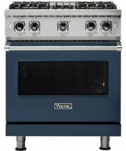 Viking - Professional 5 Series 4.0 Cu. Ft. Freestanding LP Gas Convection Range - Slate Blue 1