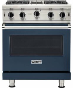 Viking - Professional 5 Series 4.0 Cu. Ft. Freestanding Gas Convection Range - Slate Blue 1