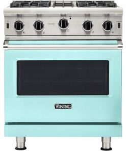 Viking - Professional 5 Series 4.0 Cu. Ft. Freestanding LP Gas Convection Range - Bywater Blue 1