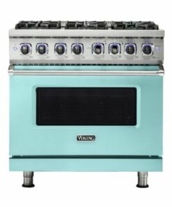 Viking - Professional 7 Series 5.1 Cu. Ft. Freestanding LP Gas Convection Range - Bywater Blue 1