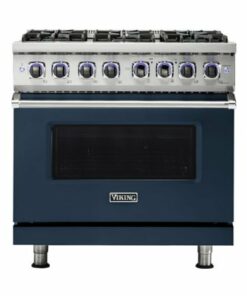 Viking - Professional 7 Series 5.1 Cu. Ft. Freestanding Gas Convection Range - Slate blue 1