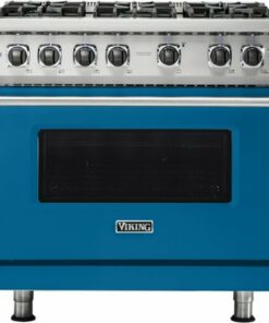 Viking - Professional 5 Series 5.1 Cu. Ft. Freestanding LP Gas Convection Range - Alluvial Blue 1
