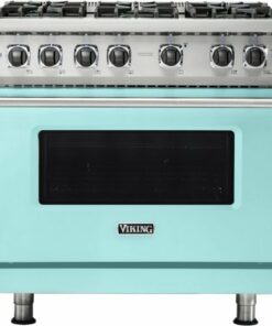 Viking - Professional 5 Series 5.1 Cu. Ft. Freestanding Gas Convection Range - Bywater blue 1