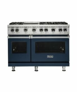 Viking - Professional 5 Series Freestanding Double Oven Gas Convection Range - Slate blue 1
