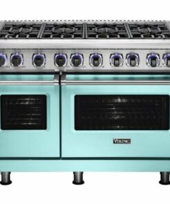 Viking - Professional 7 Series Freestanding Double Oven Gas Convection Range - Bywater blue 1