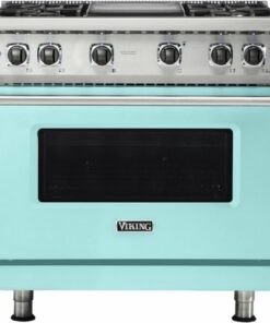 Viking - Professional 5 Series 5.1 Cu. Ft. Freestanding Gas Convection Range - Bywater blue 2