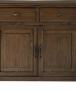 Simpli Home - Connaught Traditional Solid Wood Entryway Storage Cabinet - Rustic Natural Aged Brown