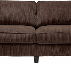 Serta - RTA Palisades 3-Seat Fabric Sofa - Kingston Brown