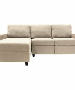 Serta - Palisades Fabric Reclining Sectional - Dusk Beige 0