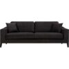 Elle Decor - Olivia 3-Seat Fabric Sofa - Gray
