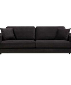 Elle Decor - Olivia 3-Seat Fabric Sofa - Gray