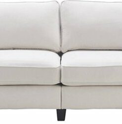 Serta - Palisades Modern 3-Seat Fabric Sofa - Cream