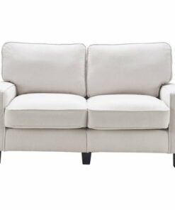 Serta - Palisades 2-Seat Fabric Loveseat - Cream