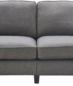 Serta - Palisades 2-Seat Fabric Loveseat - Gray