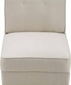 Serta - Copenhagen Modern Accent Slipper Chair - Cream