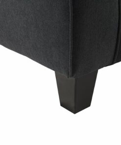 Serta - Palisades Modern 3-Seat - Straight Arm - Fabric Sofa - 73" - Charcoal