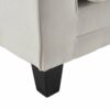 Serta - Palisades Modern 3-Seat - Straight Arm - Fabric Sofa - 78" - Cream