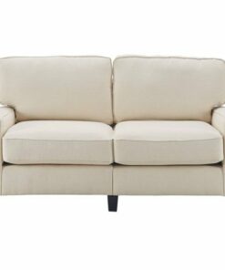Serta - Palisades 2-Seat Fabric Loveseat - Buttercream