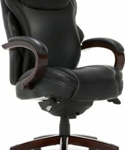La-Z-Boy - Premium Hyland Executive Office Chair with AIR Lumbar Technology - Black