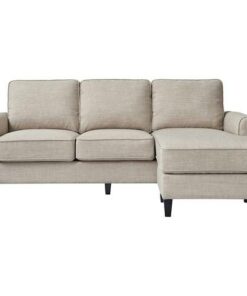 Serta - Harmon L-Shaped Fabric 2-Piece Sectional Sofa - Light Gray