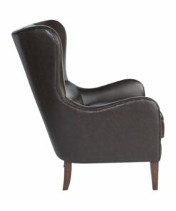 Finch - Morgan Traditional Foam Wing Chair - Espresso Brown