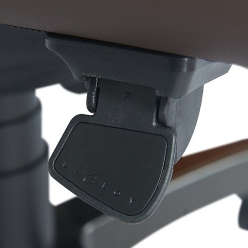La-Z-Boy - Bennett Bonded Leather Executive High-Back Ergonomic Office Chair - Brown