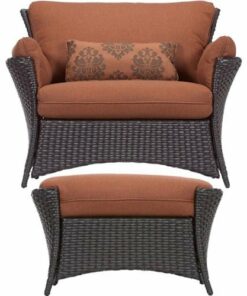 Hanover - Strathmere Allure 2-Piece Seating Set - Rust
