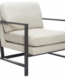 Tommy Hilfiger - Mid-Century Linen Accent Chair - Neutral